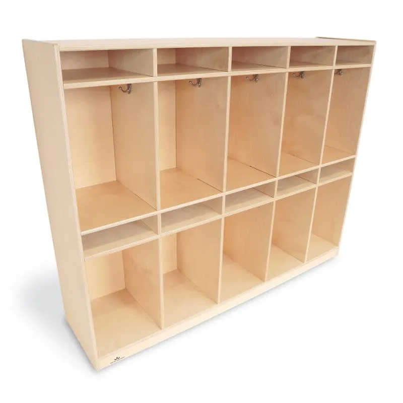 10 Section Coat Locker Storage