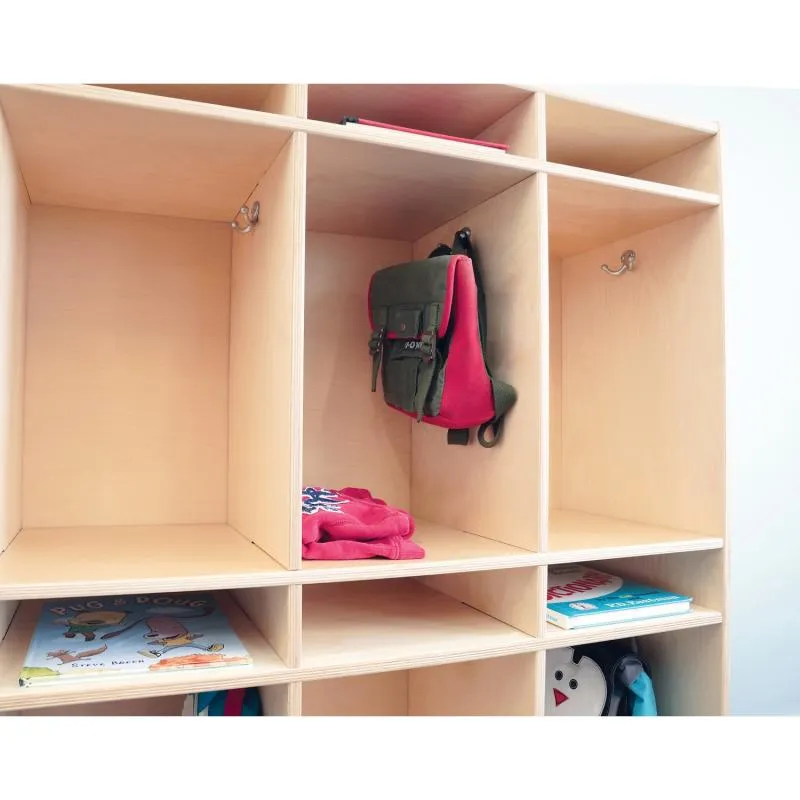 10 Section Coat Locker Storage