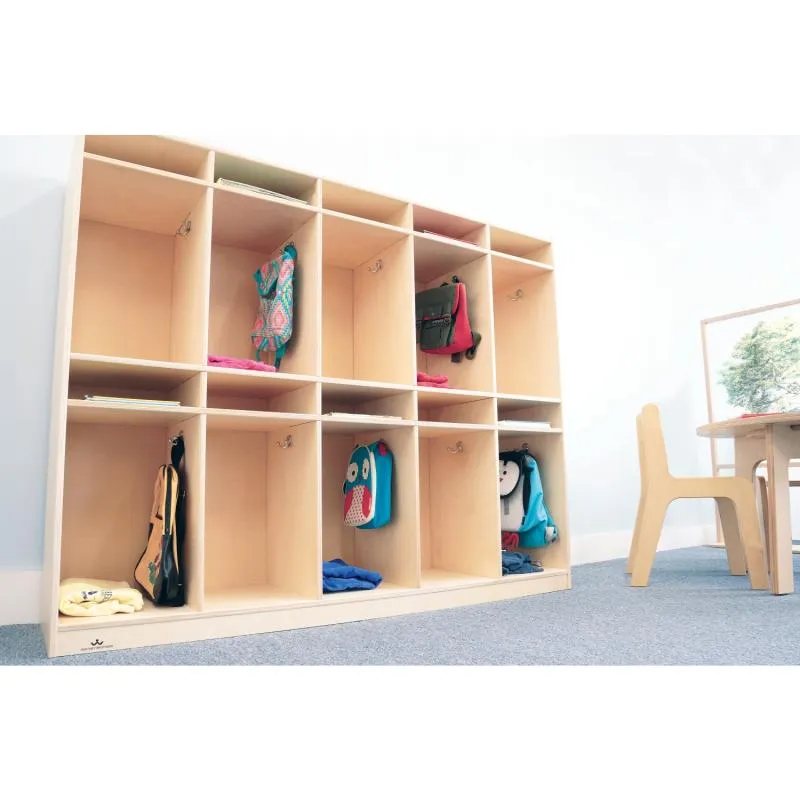 10 Section Coat Locker Storage