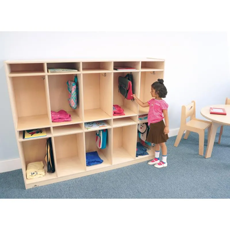 10 Section Coat Locker Storage