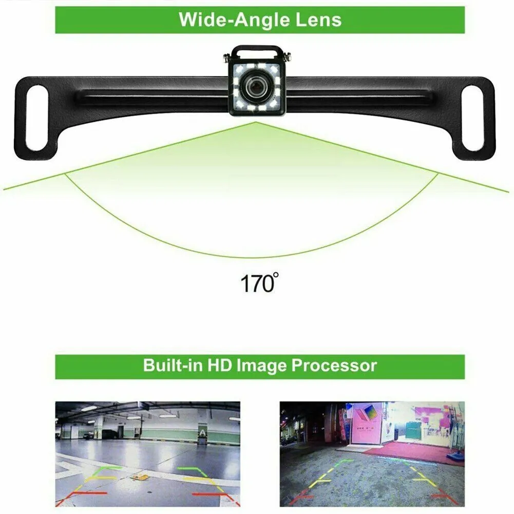 170 Degree Car  Rear  View  Camera Waterproof Ip68 Rain-proof