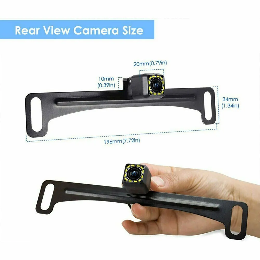 170 Degree Car  Rear  View  Camera Waterproof Ip68 Rain-proof