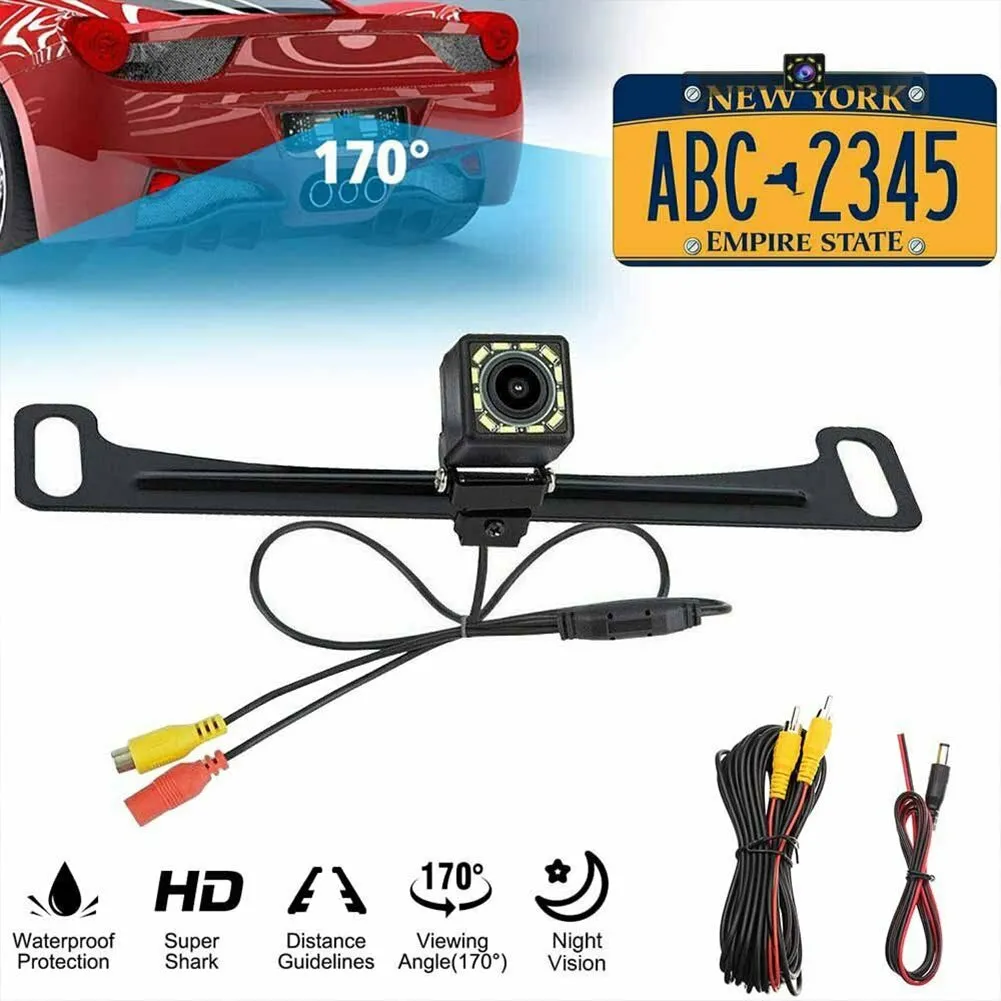 170 Degree Car  Rear  View  Camera Waterproof Ip68 Rain-proof