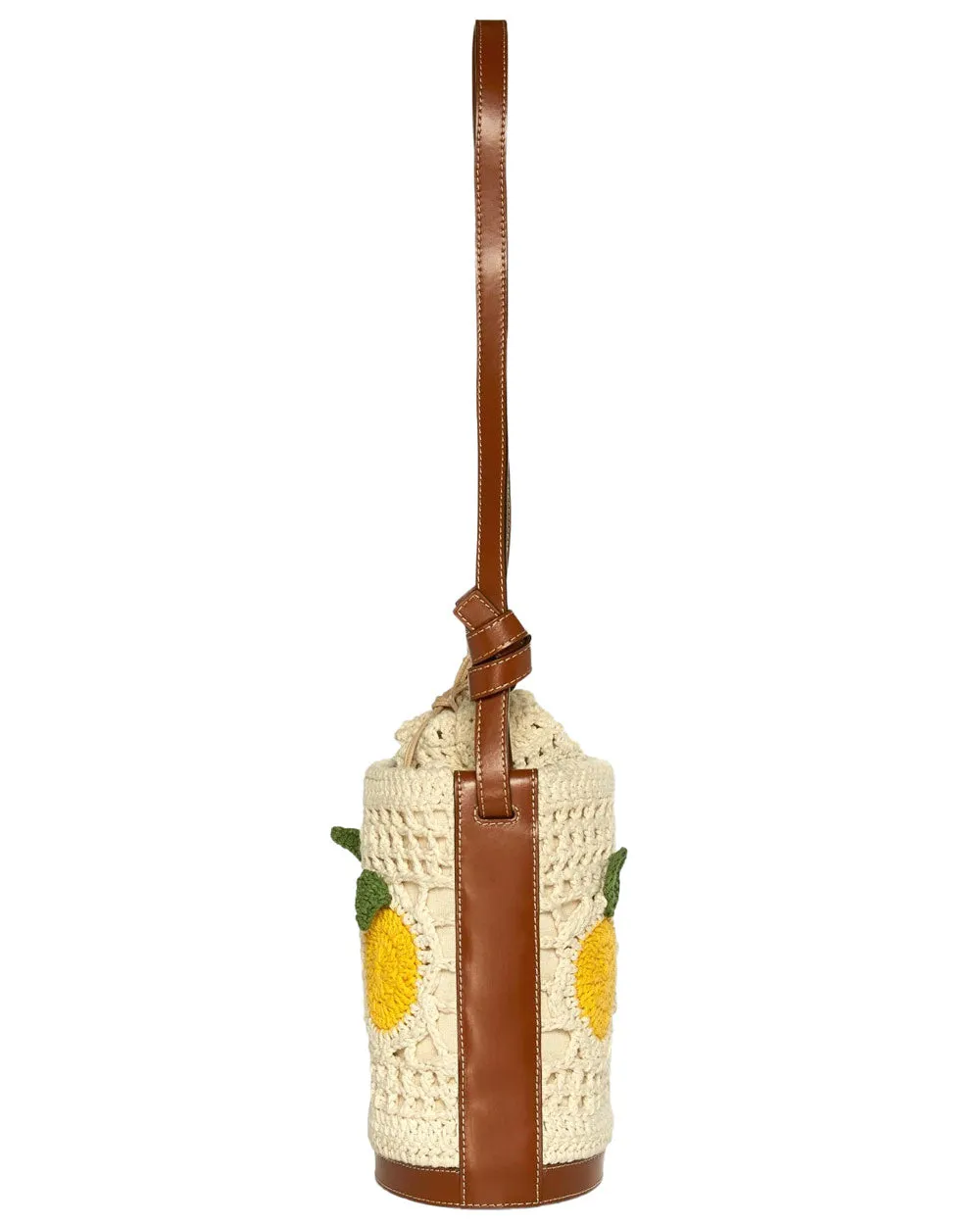 Anita Crochet Bucket Bag in Fruit