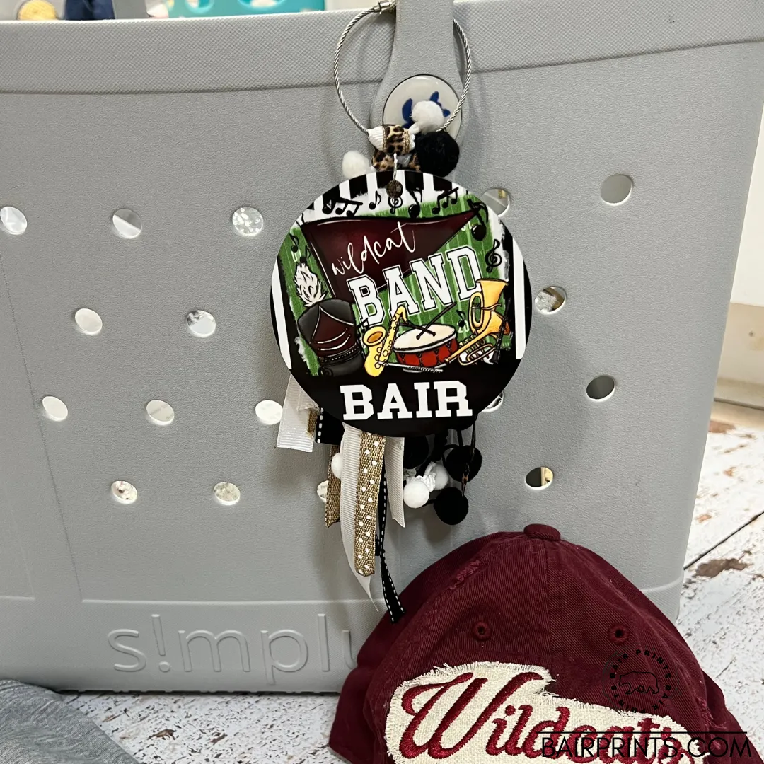 Band Pennant Aluminum Bag Tag