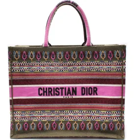 Book Tote Large Embellished Flowers