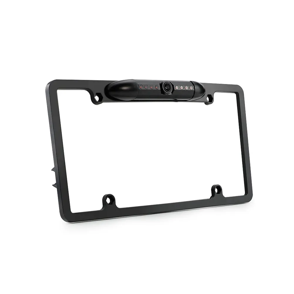 Car License Plate Frame Rear View Camera Wide Viewing Angle HD