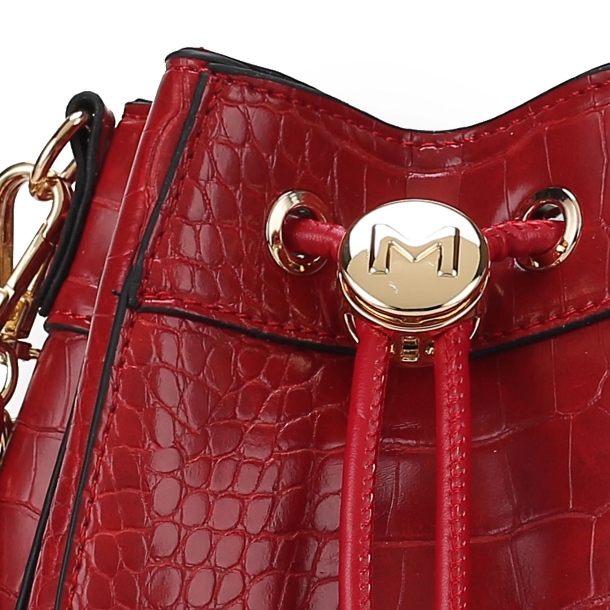 Cassidy Embossed Bucket Bag