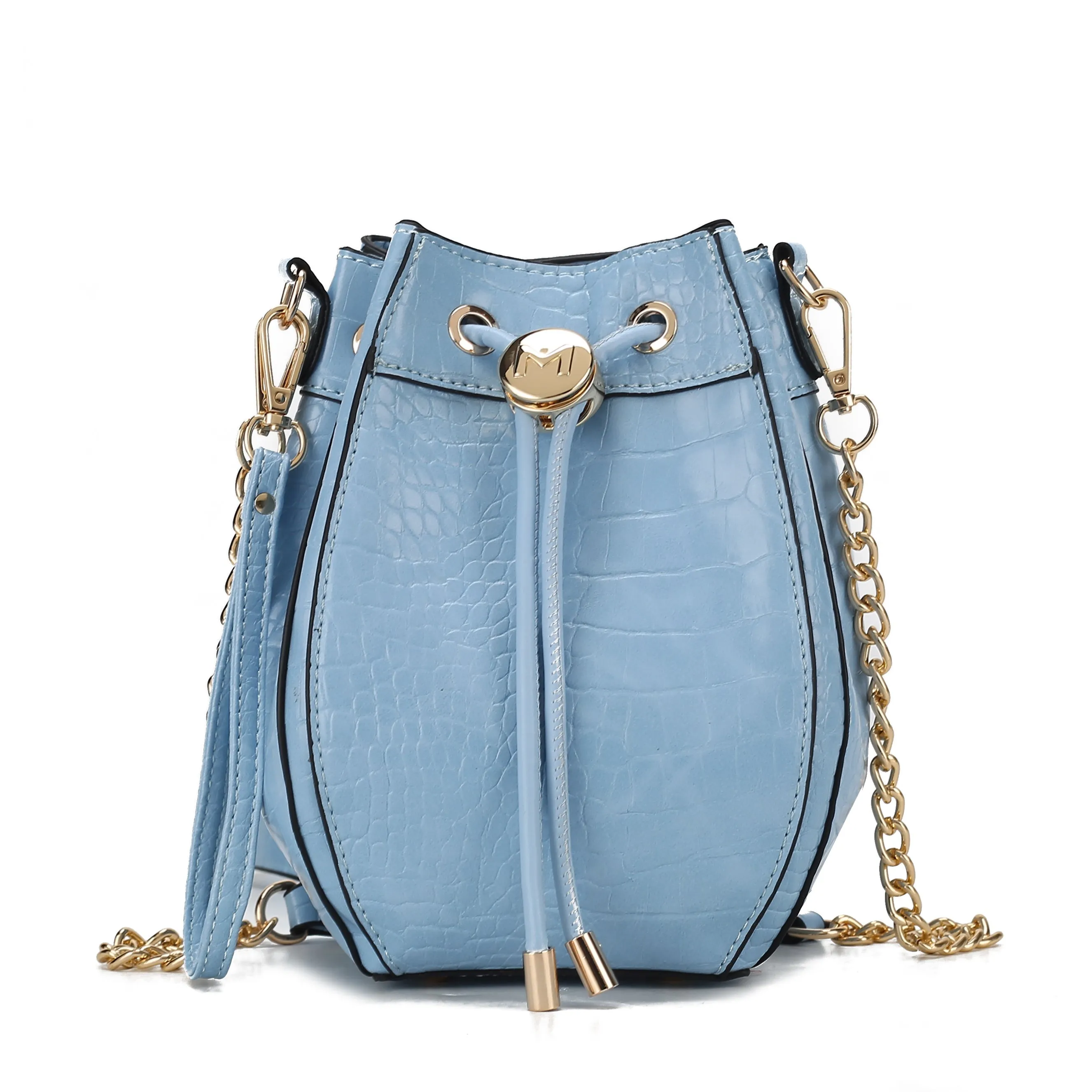 Cassidy Embossed Bucket Bag