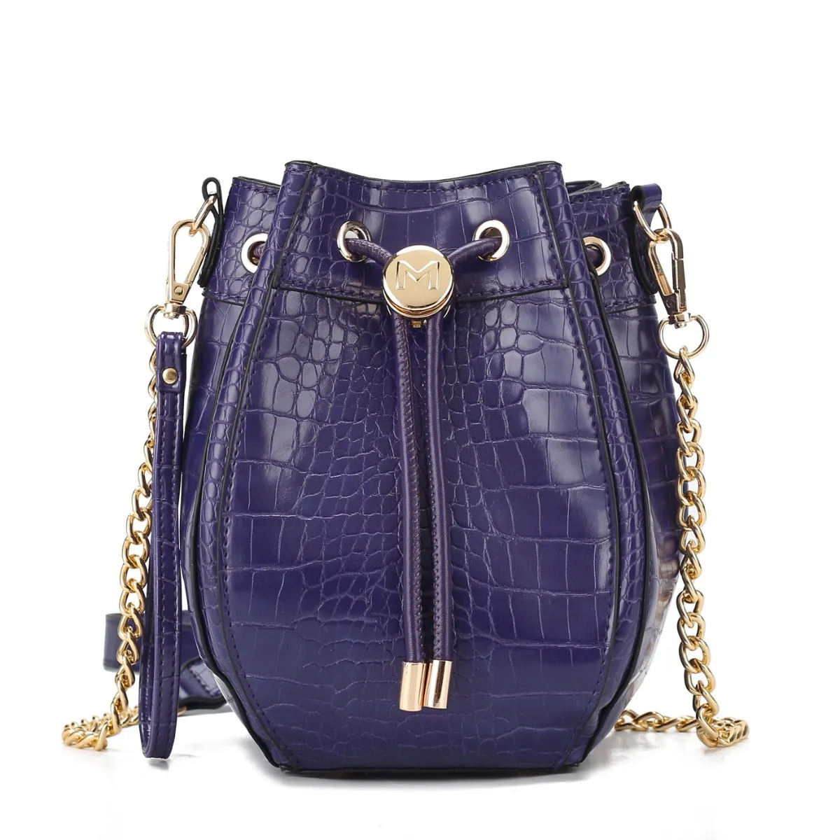 Cassidy Embossed Bucket Bag