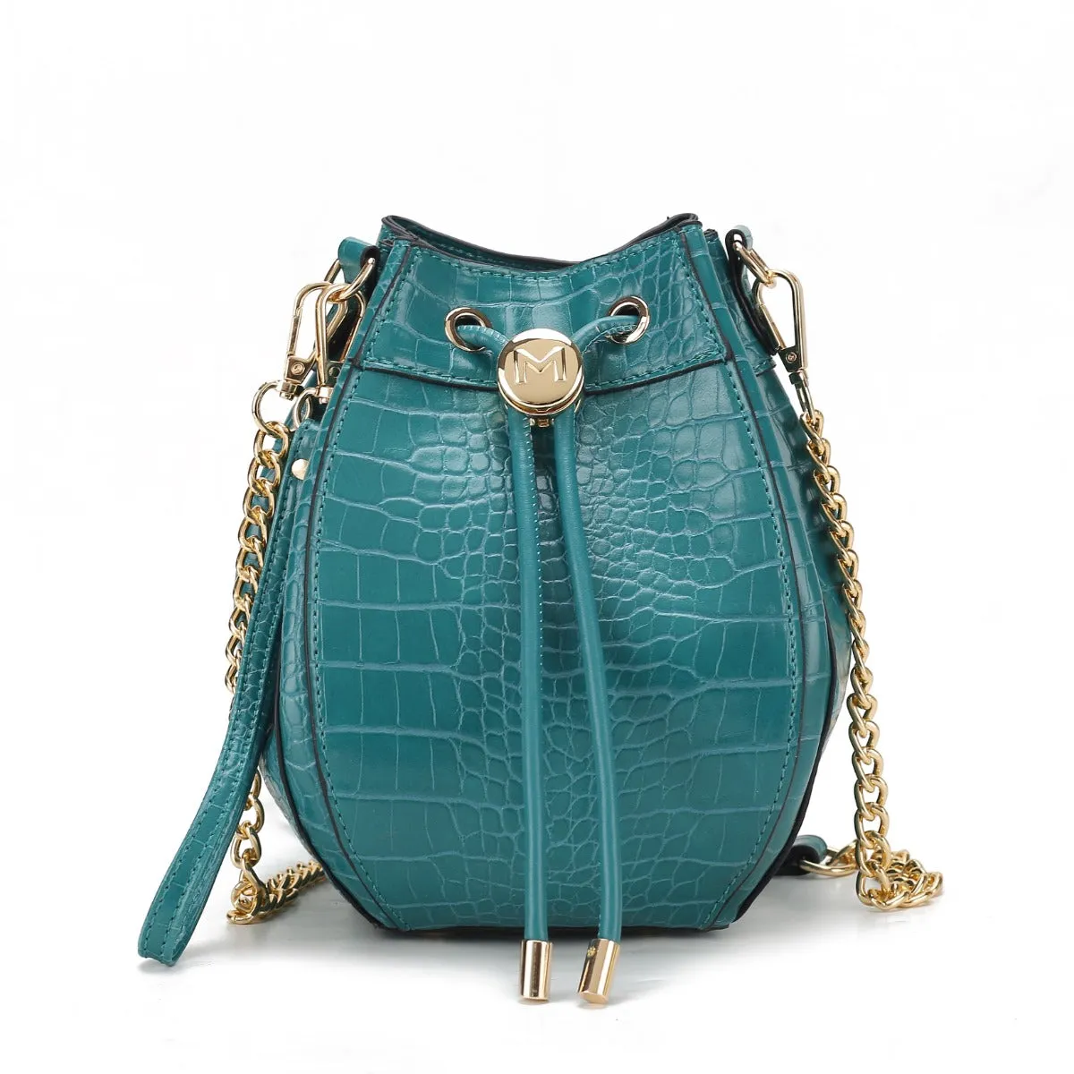 Cassidy Embossed Bucket Bag