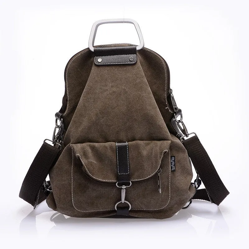 Casual Women's High Quality Canvas Backpack
