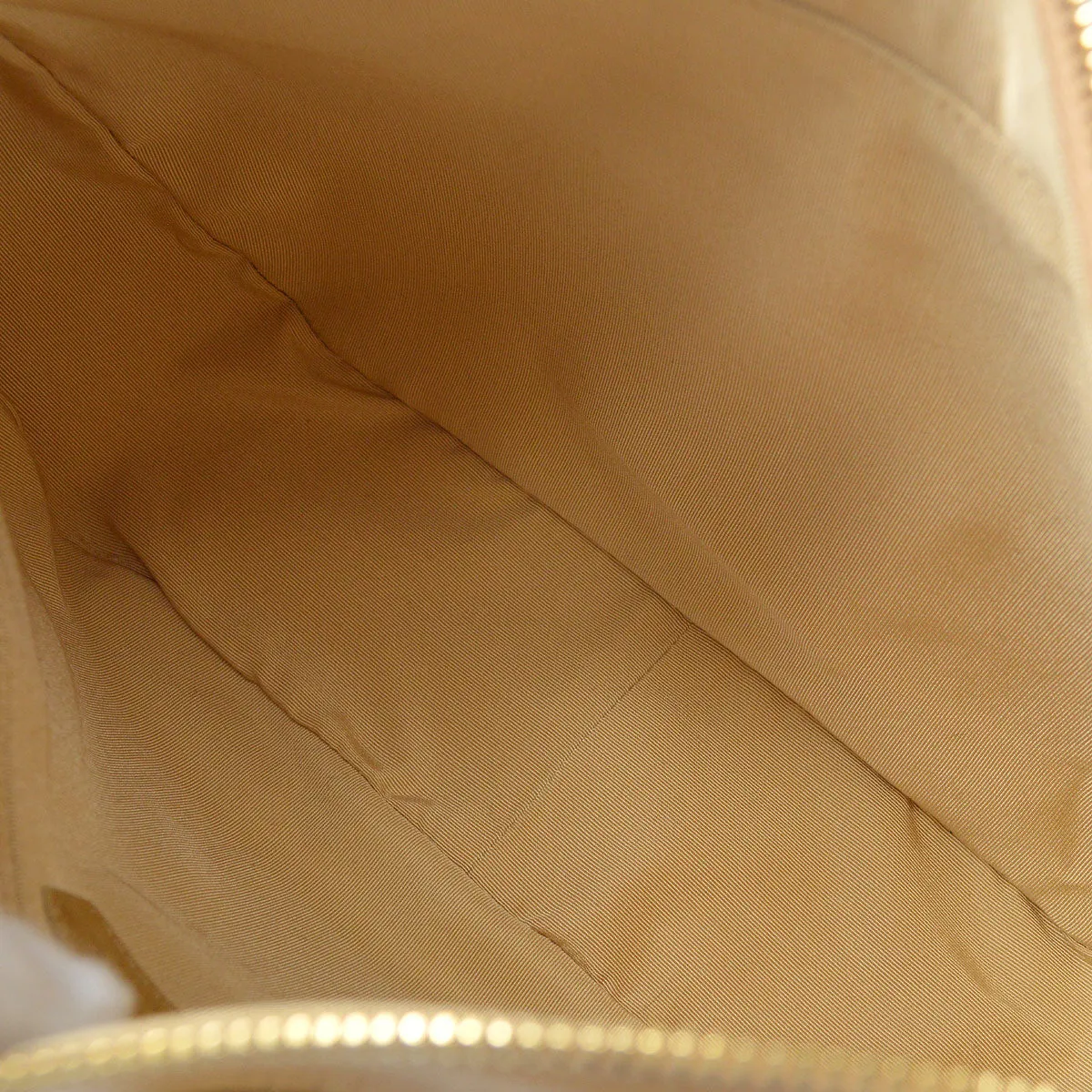 CHANEL 2004-2005 Hobo Bag Camel Caviar