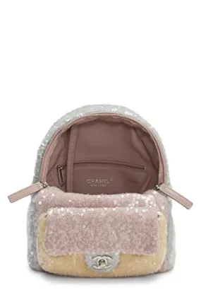 Chanel,  Multicolor Sequin Waterfall Backpack Mini, Multi