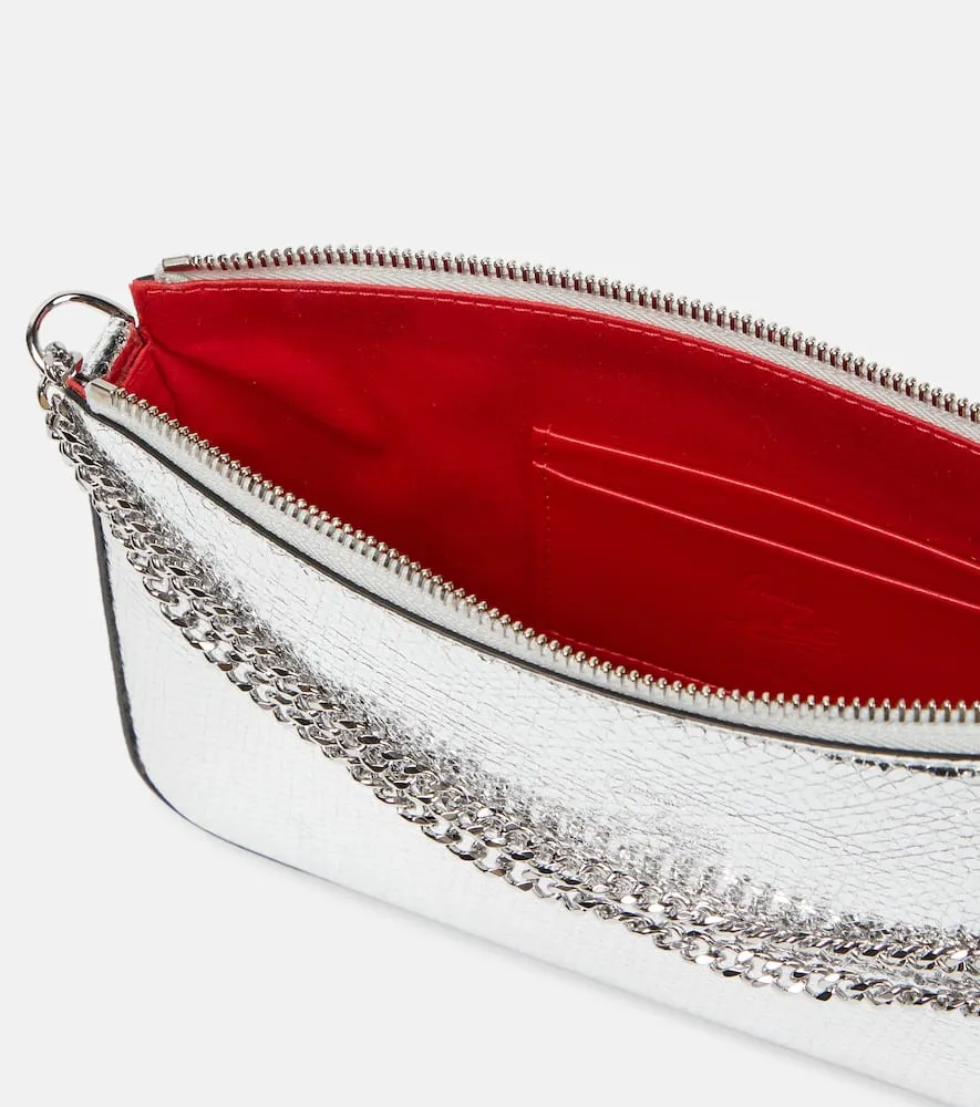Christian Louboutin Loubila leather pouch