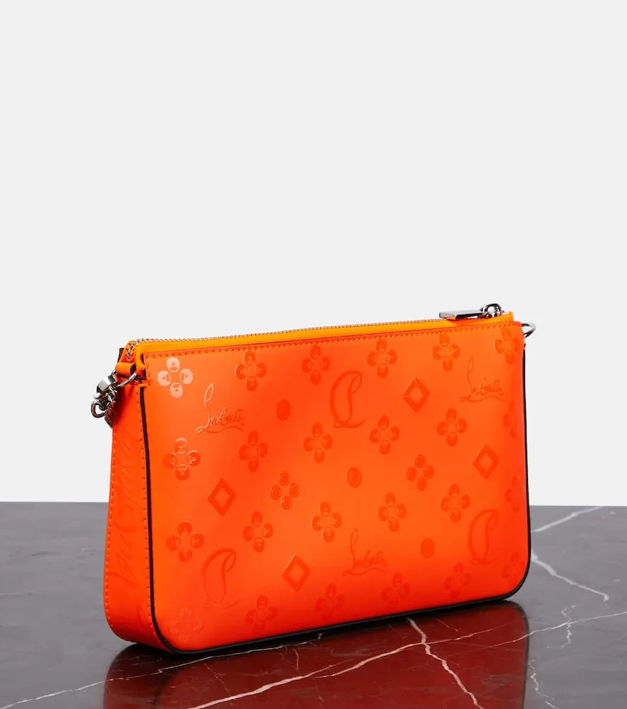 Christian Louboutin Loubila printed leather clutch