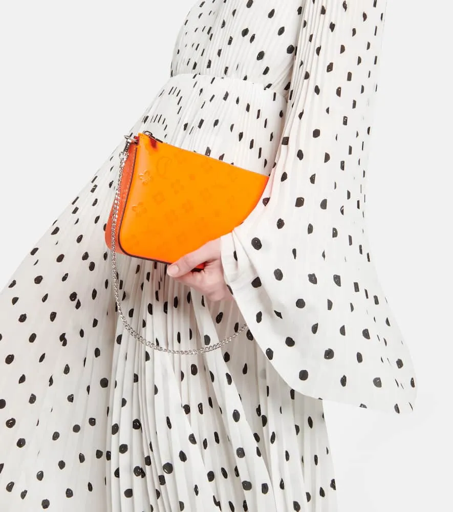 Christian Louboutin Loubila printed leather clutch