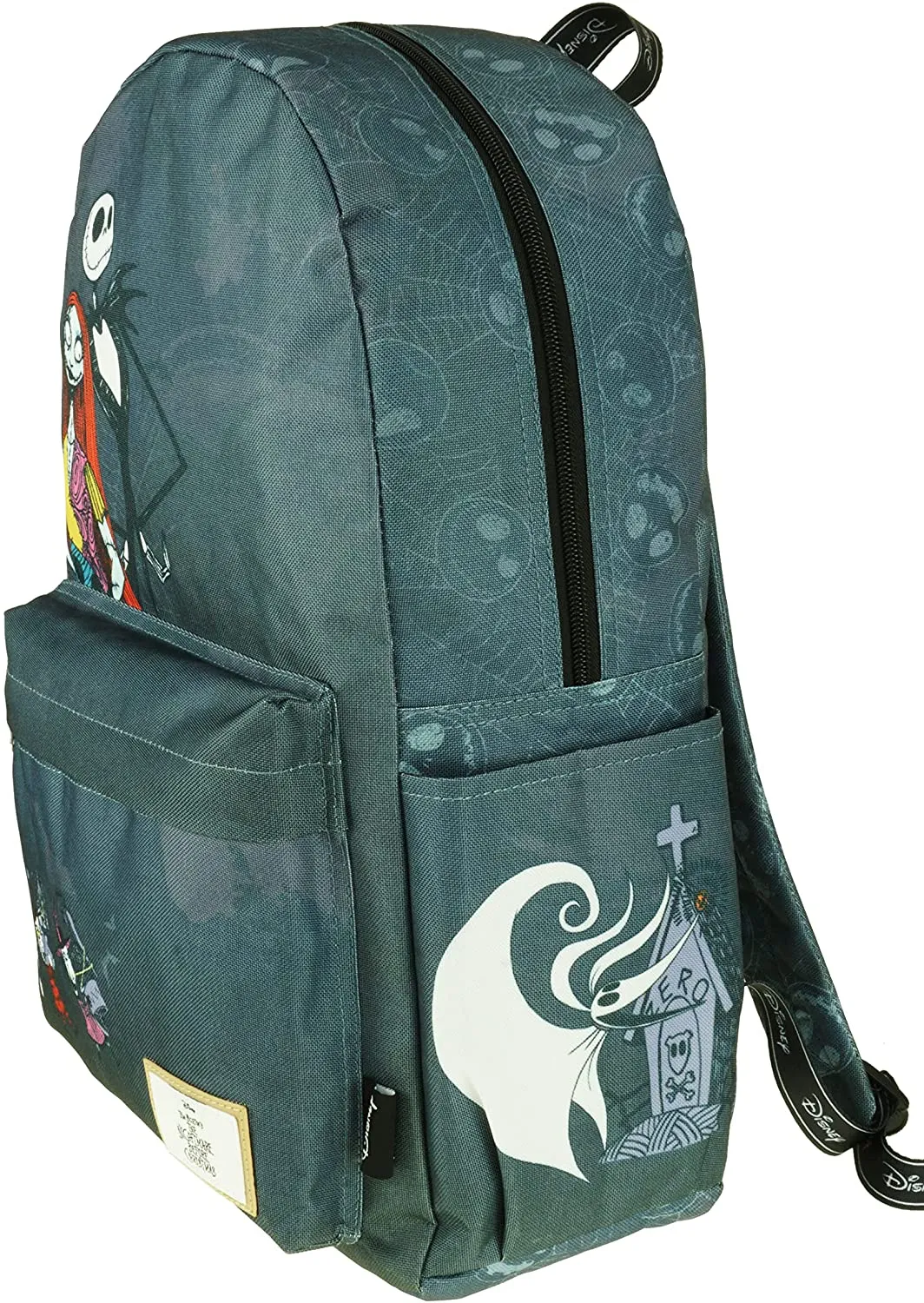 Classic Disney Nightmare Before Christmas Backpack with Laptop Compartment for School - Color