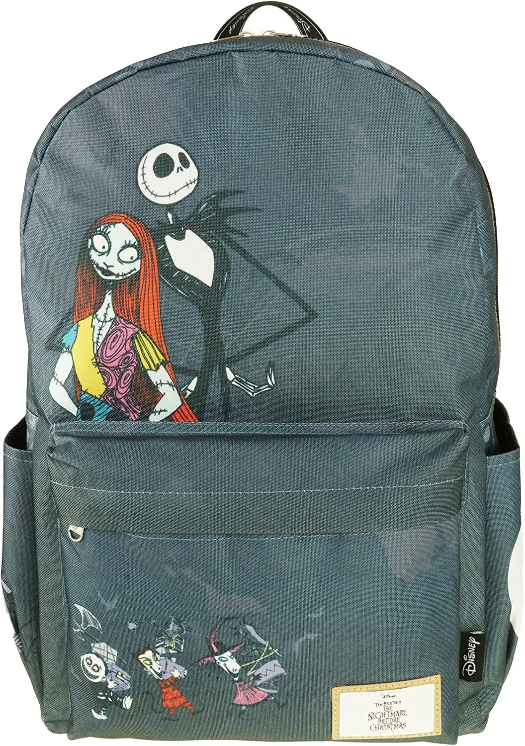 Classic Disney Nightmare Before Christmas Backpack with Laptop Compartment for School - Color