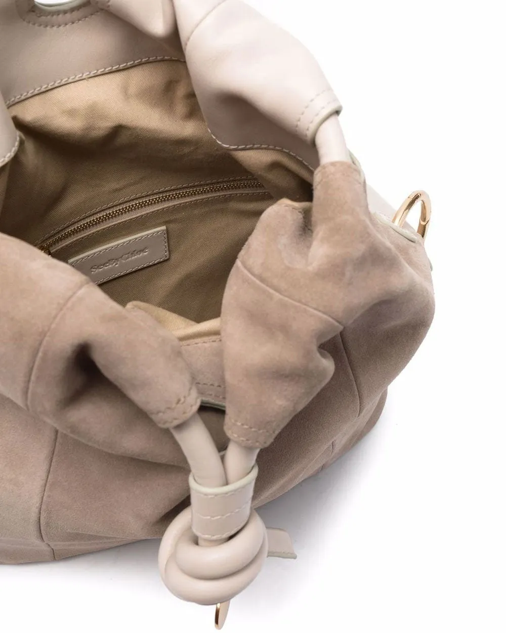 Cleme Bucket Bag in Motty Grey