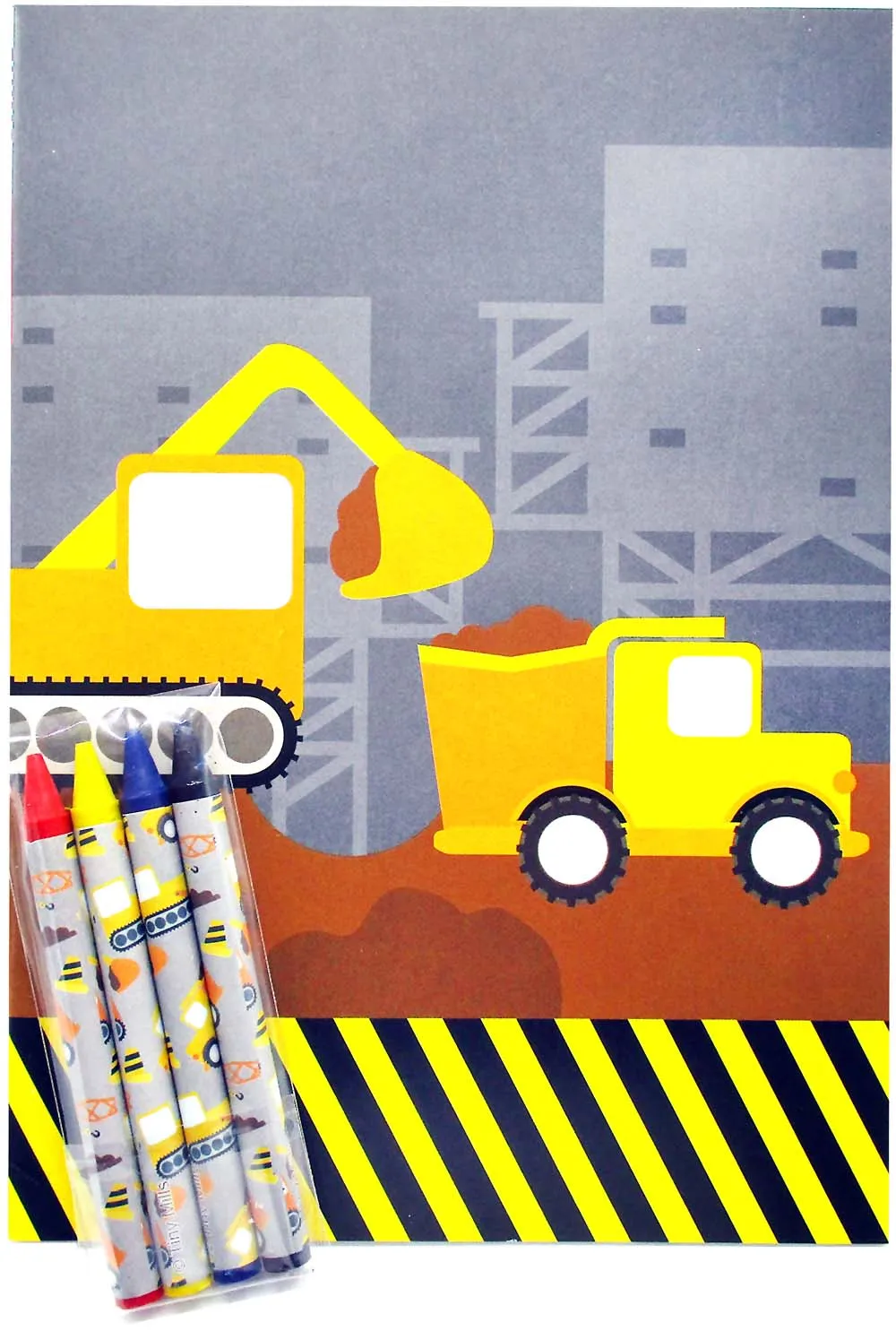 Construction Trucks Coloring Books - Set of 6 or 12