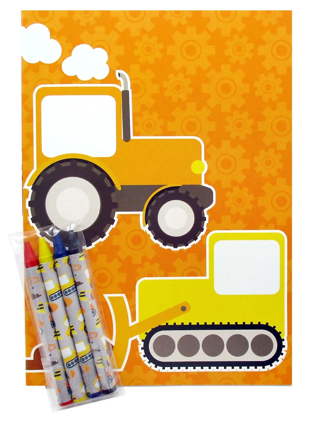 Construction Trucks Coloring Books - Set of 6 or 12