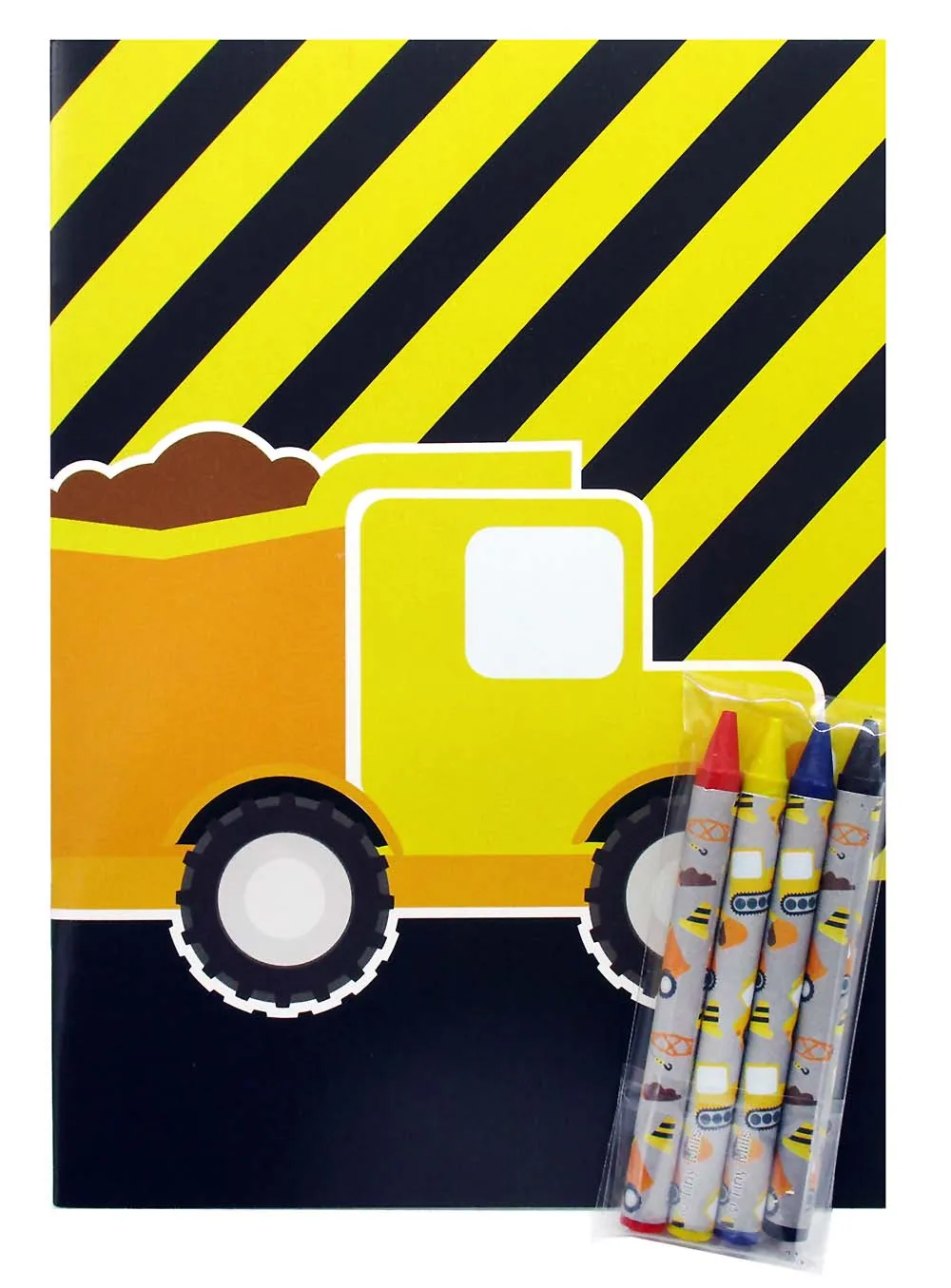 Construction Trucks Coloring Books - Set of 6 or 12
