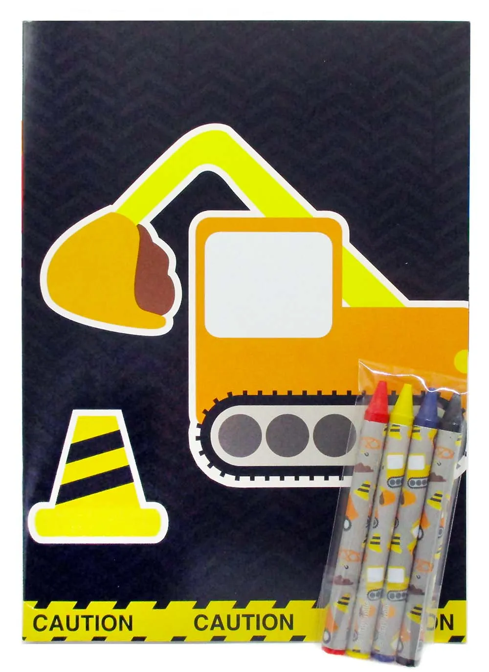Construction Trucks Coloring Books - Set of 6 or 12