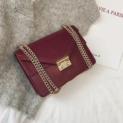 Crossbody Bags Solid Color Pu Leather Bucket Bags For Women 2019