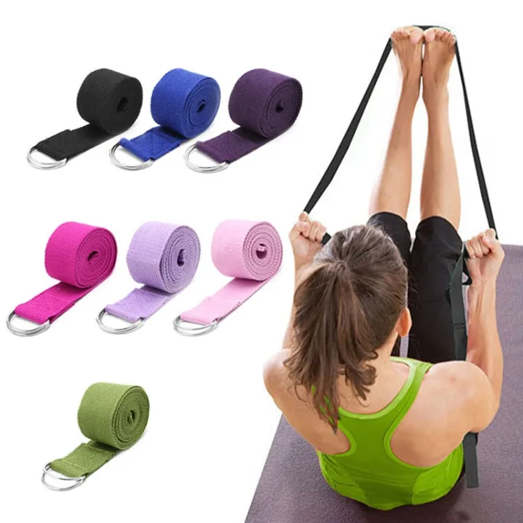 Dance Belt Yoga Stretch Belt Stretching Training Auxiliary Belt, Random Color Delivery(180 x 3.8cm)