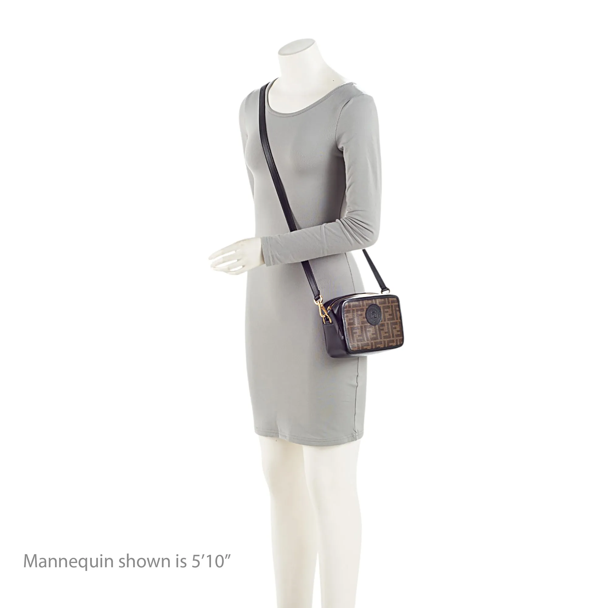 Fendi FF Coated Canvas 1974 Mini Camera Bag (SHF-MMT6uv)