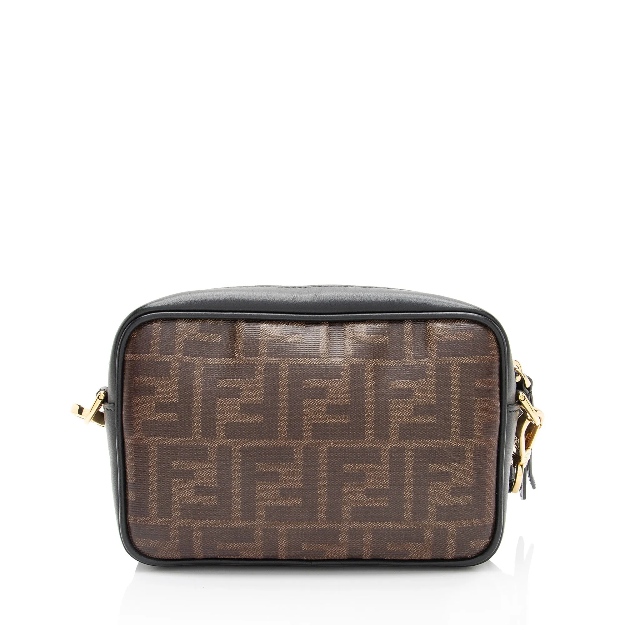 Fendi FF Coated Canvas 1974 Mini Camera Bag (SHF-MMT6uv)