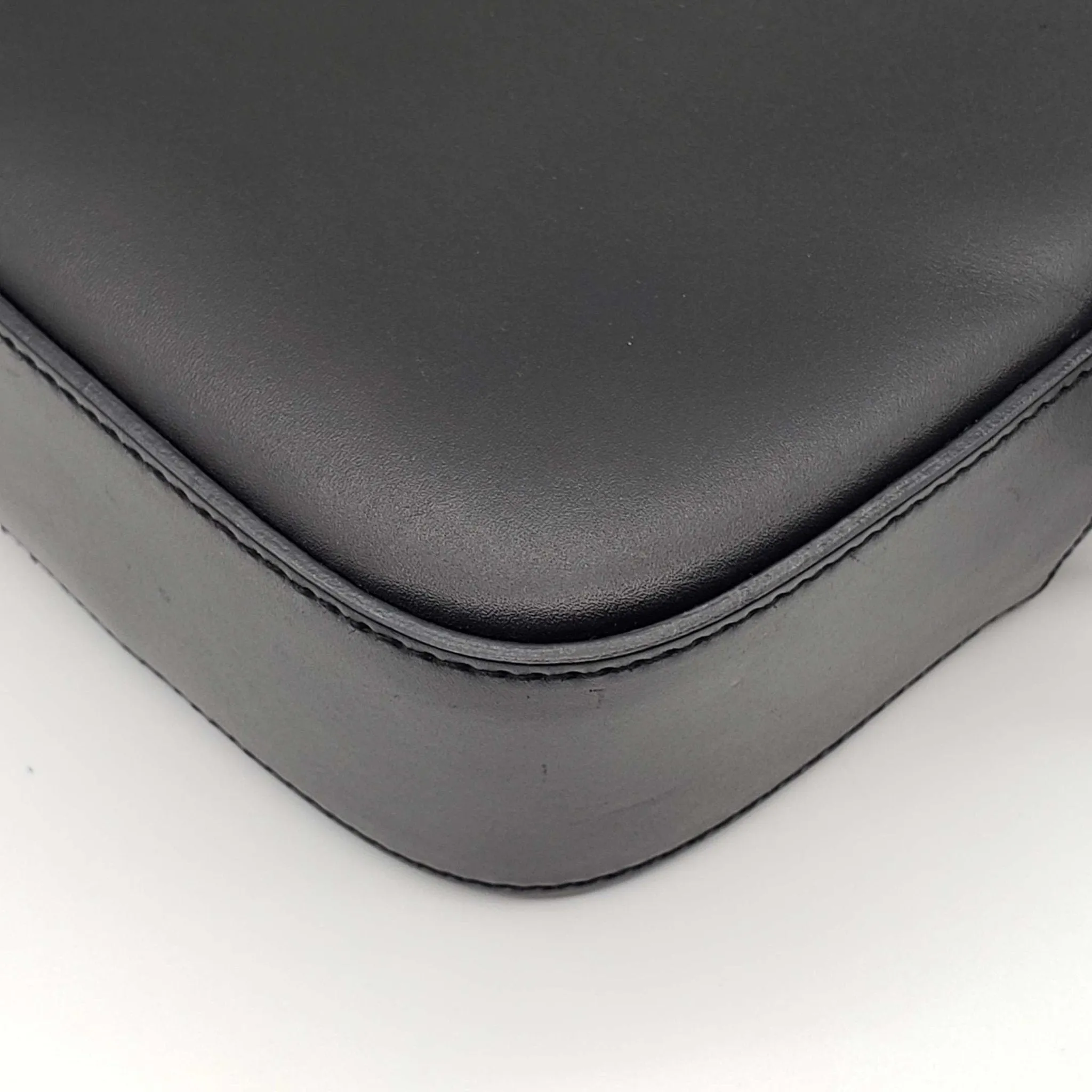 Gucci Bee Camera Black Leather Crossbody Bag