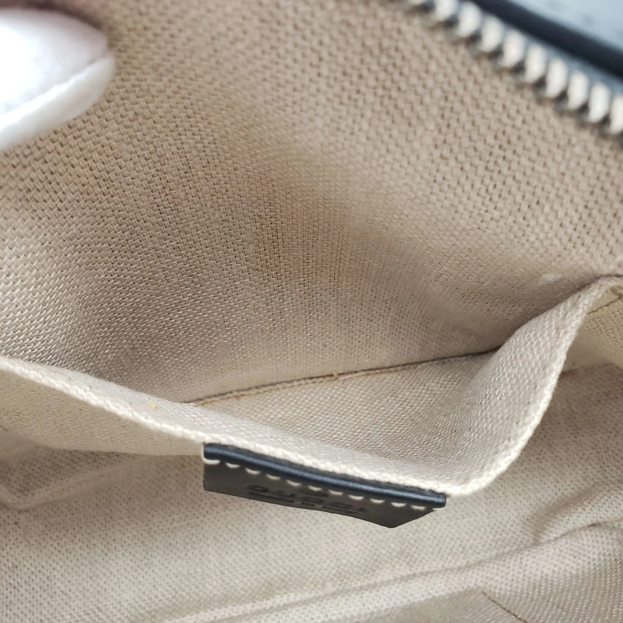 Gucci Bee Camera Black Leather Crossbody Bag