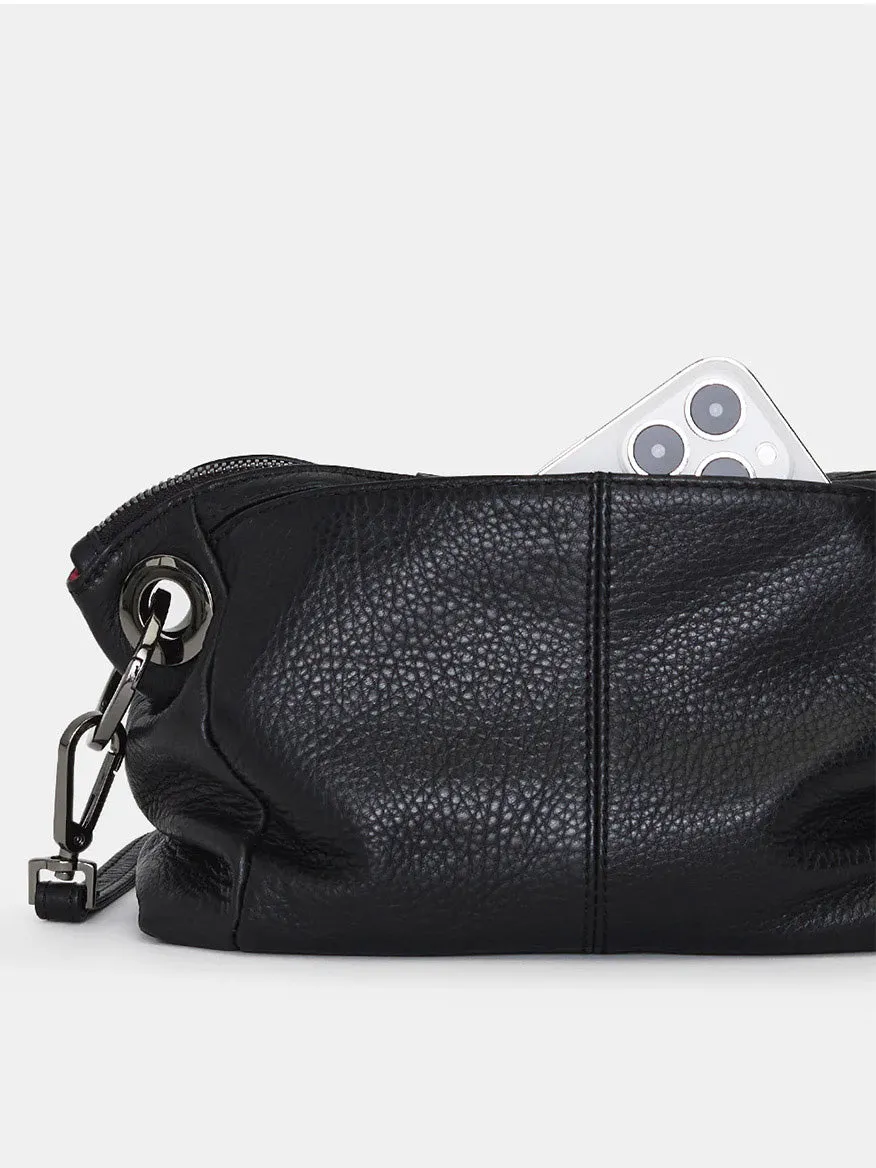Hammitt Los Angeles Daniel Crossbody Clutch Small in Black