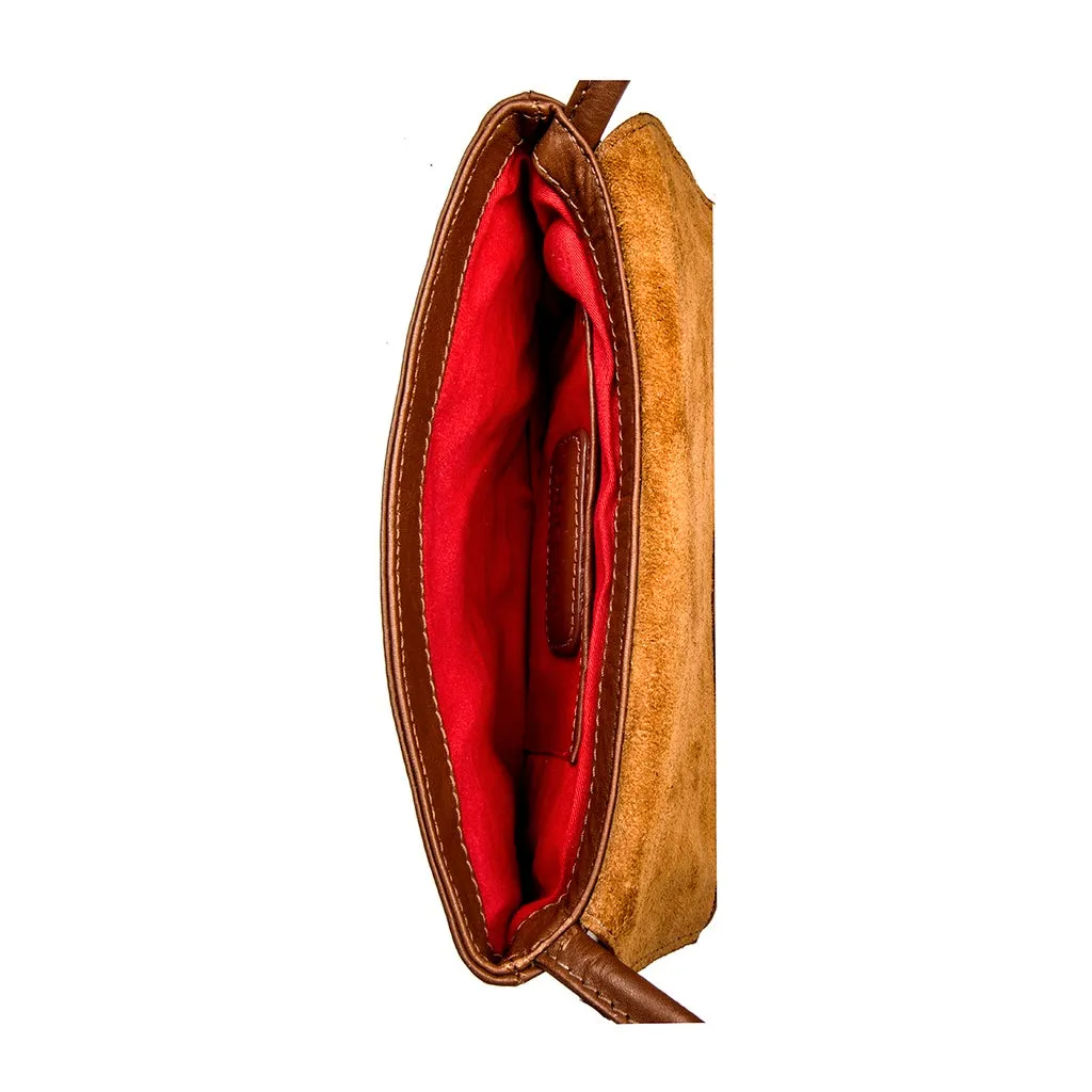 Hidesign Stitch Leather Handcrafted Cross Body