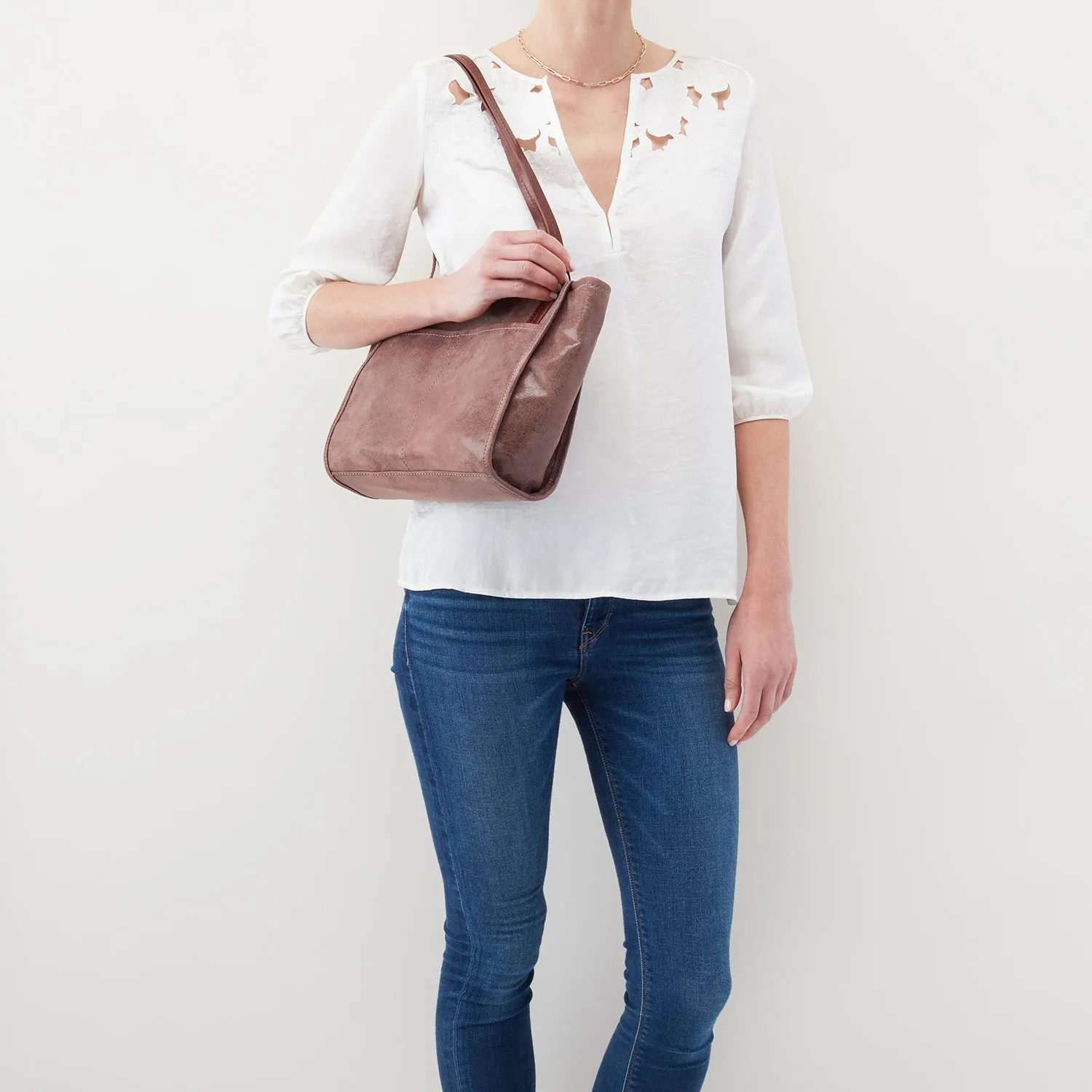 Hobo Chance Satchel Saddle Buffed Hide Leather