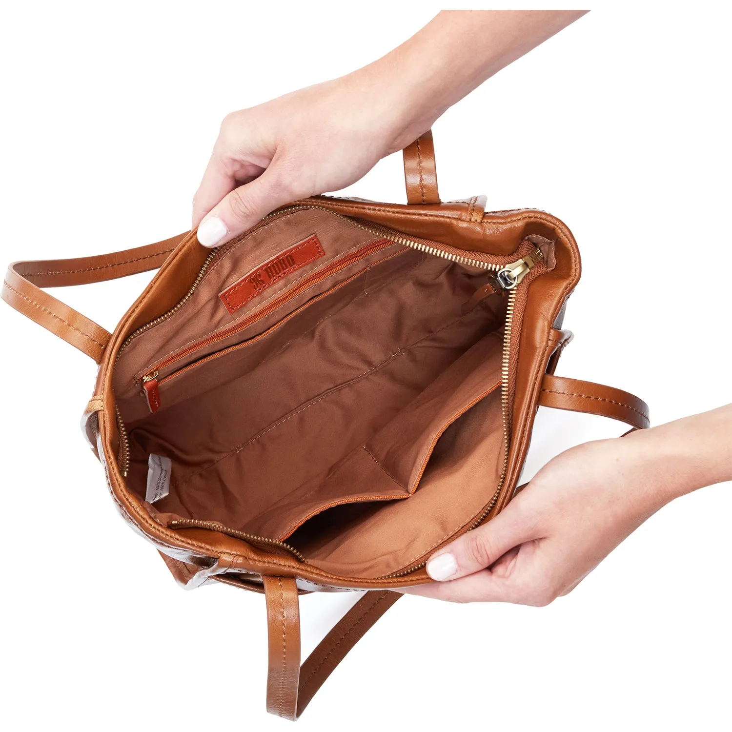 Hobo Chance Satchel Truffle Vintage Hide Leather