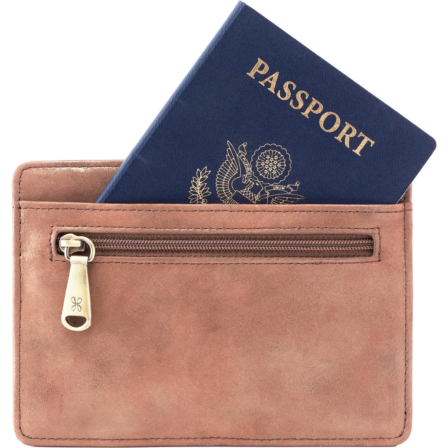Hobo Euro Slide Brass Leather