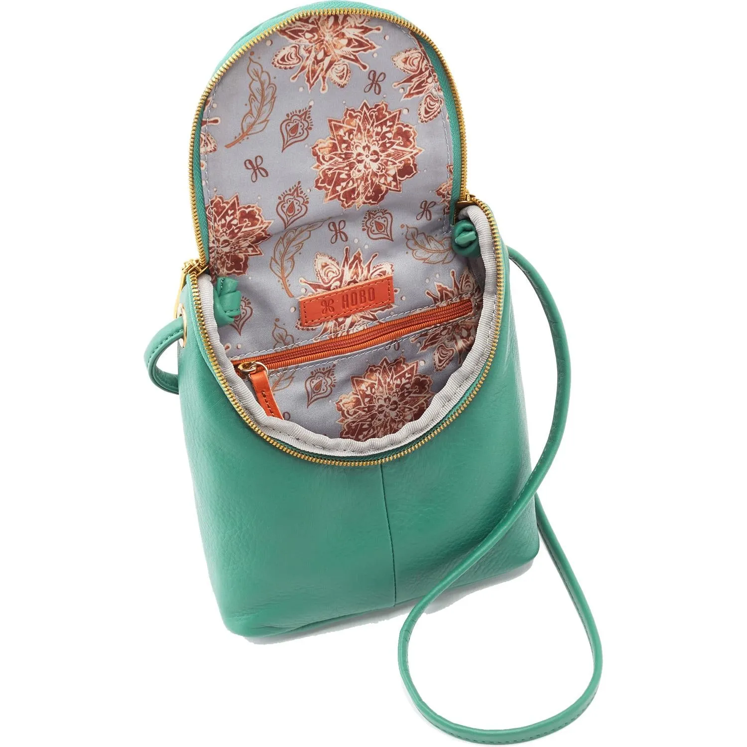 Hobo Fern Garden Green Velvet Hide Leather