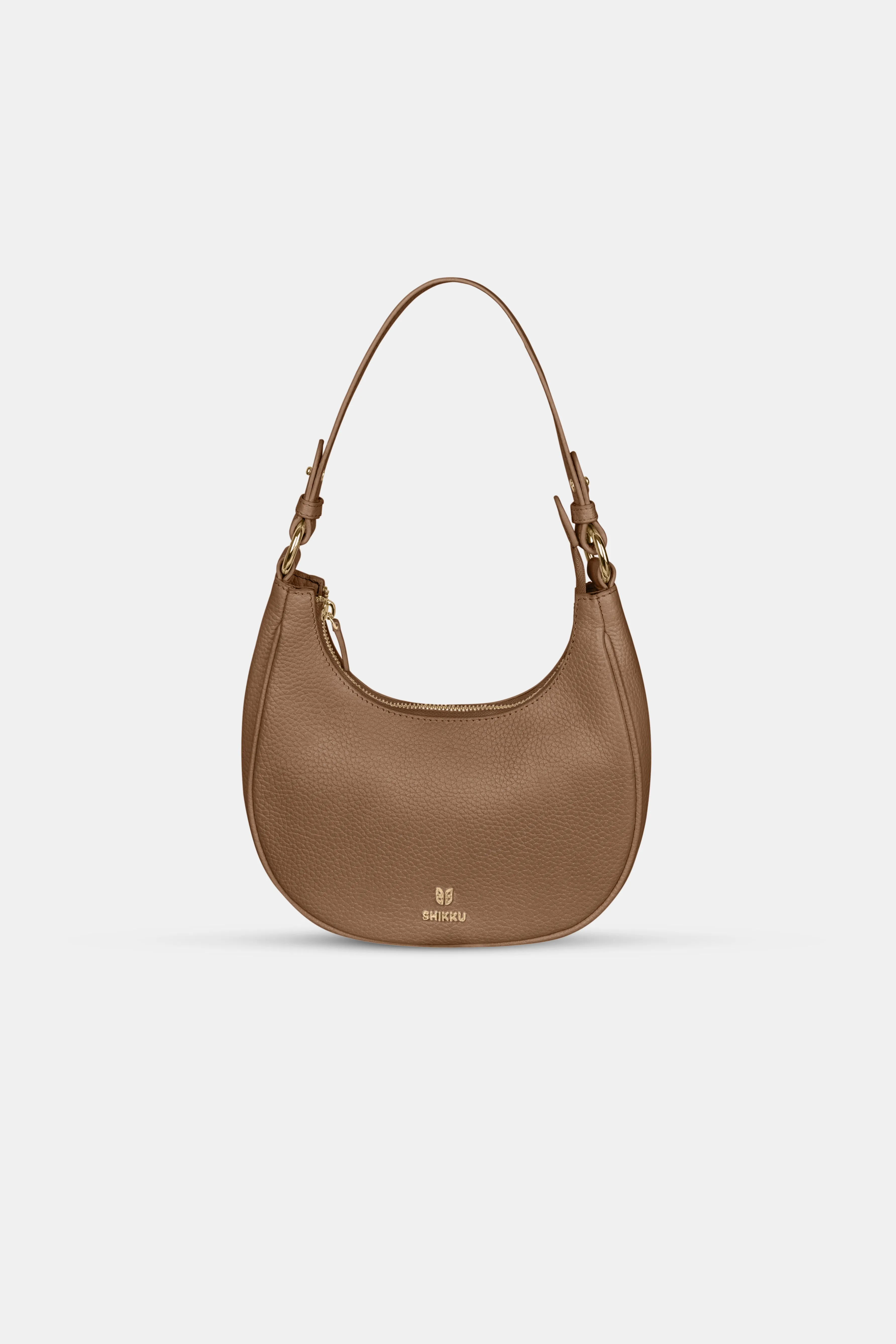 Hobo Leather Bag - Tabac Brown