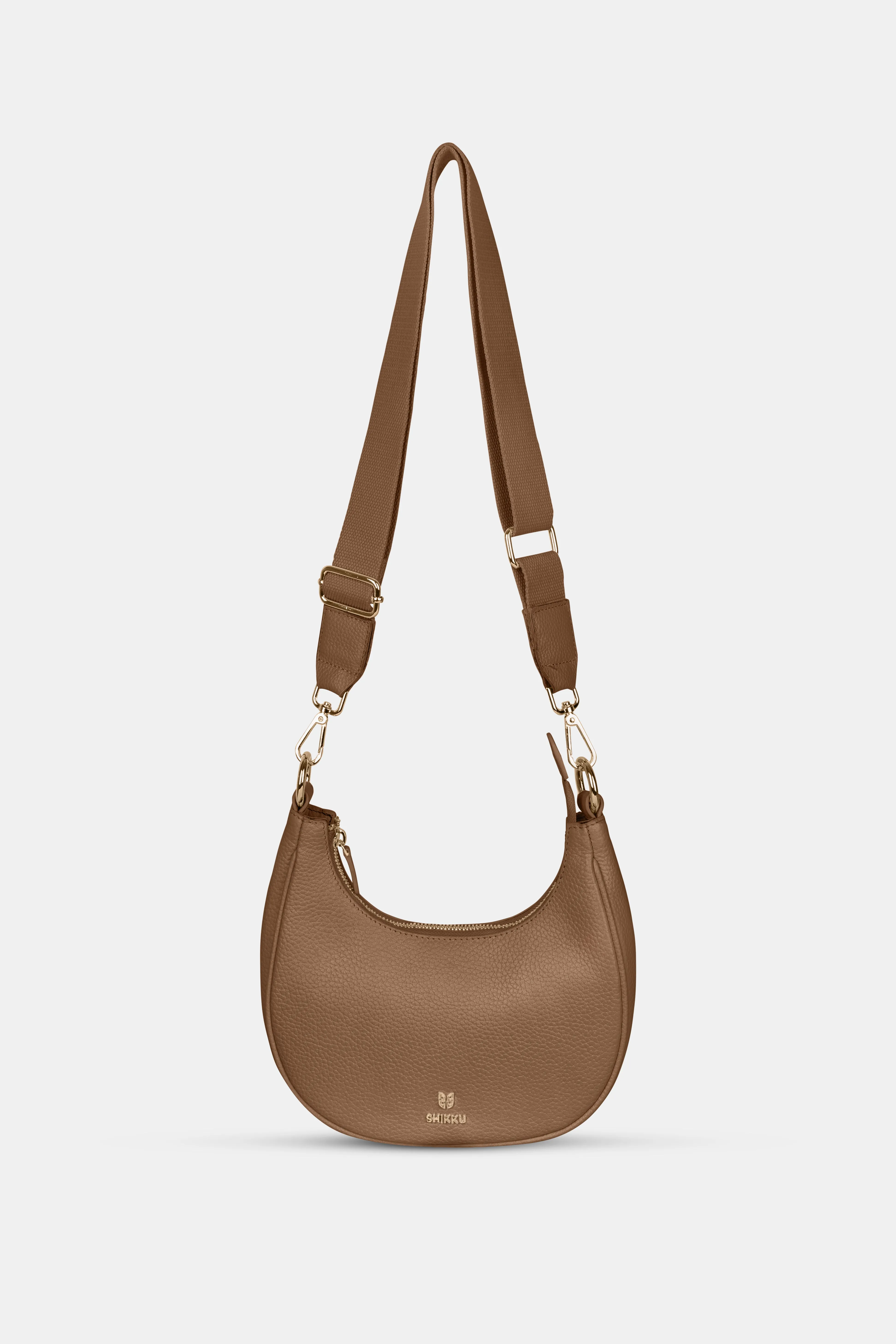 Hobo Leather Bag - Tabac Brown