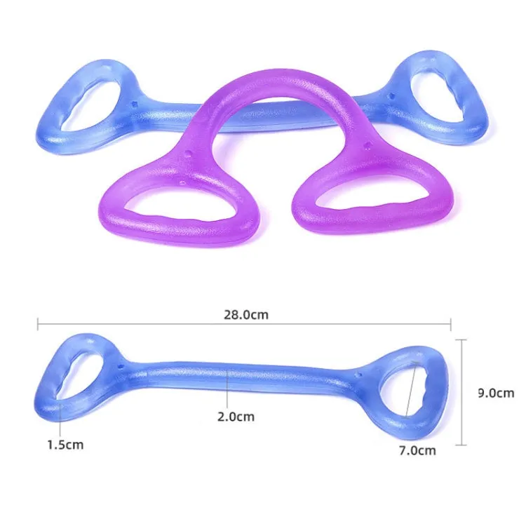 Home Workout Fitness Yoga Pull Rope Arm Back Puller(Purple)