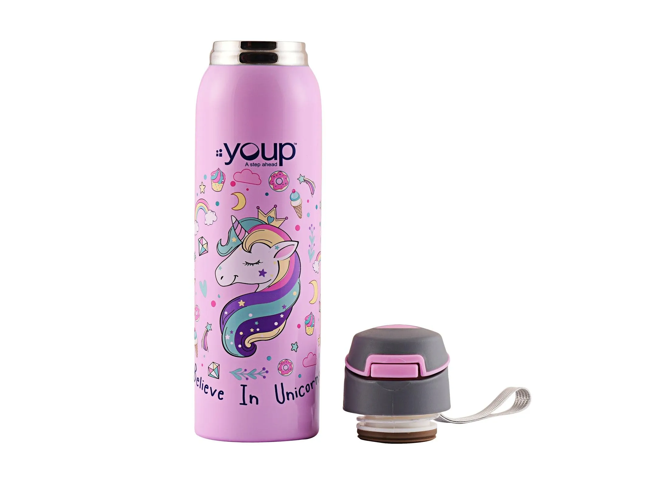 Insulated Unicorn kids sipper bottle GYPSY - 500 ml Stainless steel