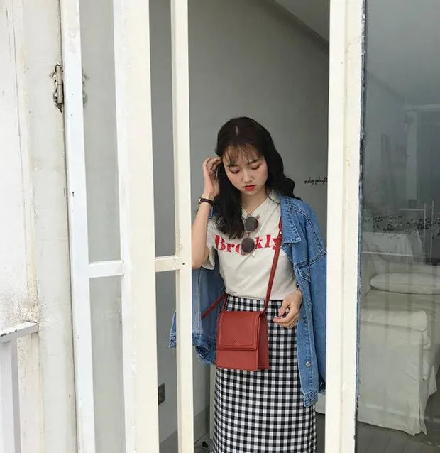 [Korean Style] Geko Flap Square Crossbody Bag