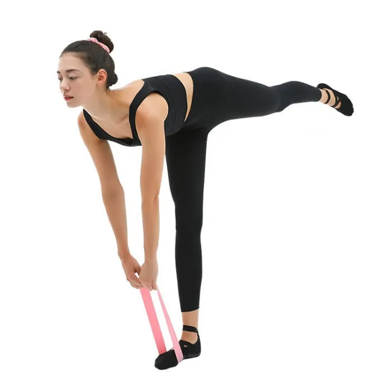Latex Yoga Stretch Elastic Belt Hip Squat Resistance Band, Specification: 2000x150x0.35mm (Pure Cherry Pink)
