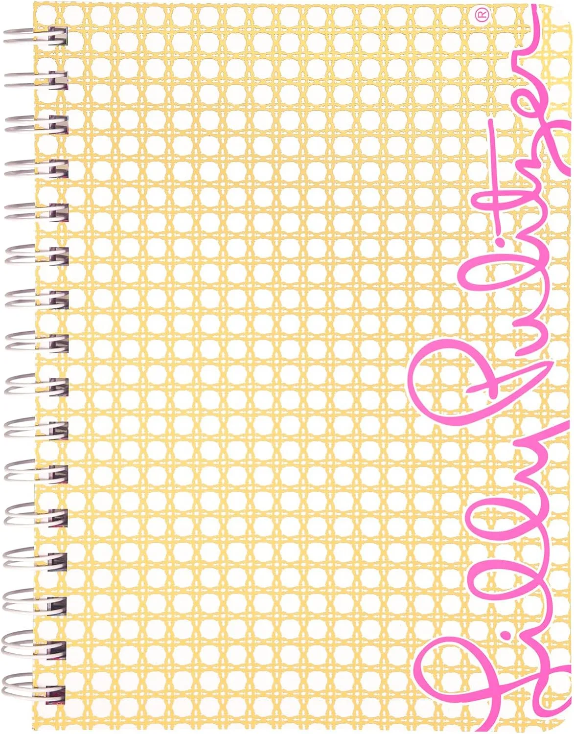 Lilly Pulitzer - Mini Spiral Notebook - Gold Caning