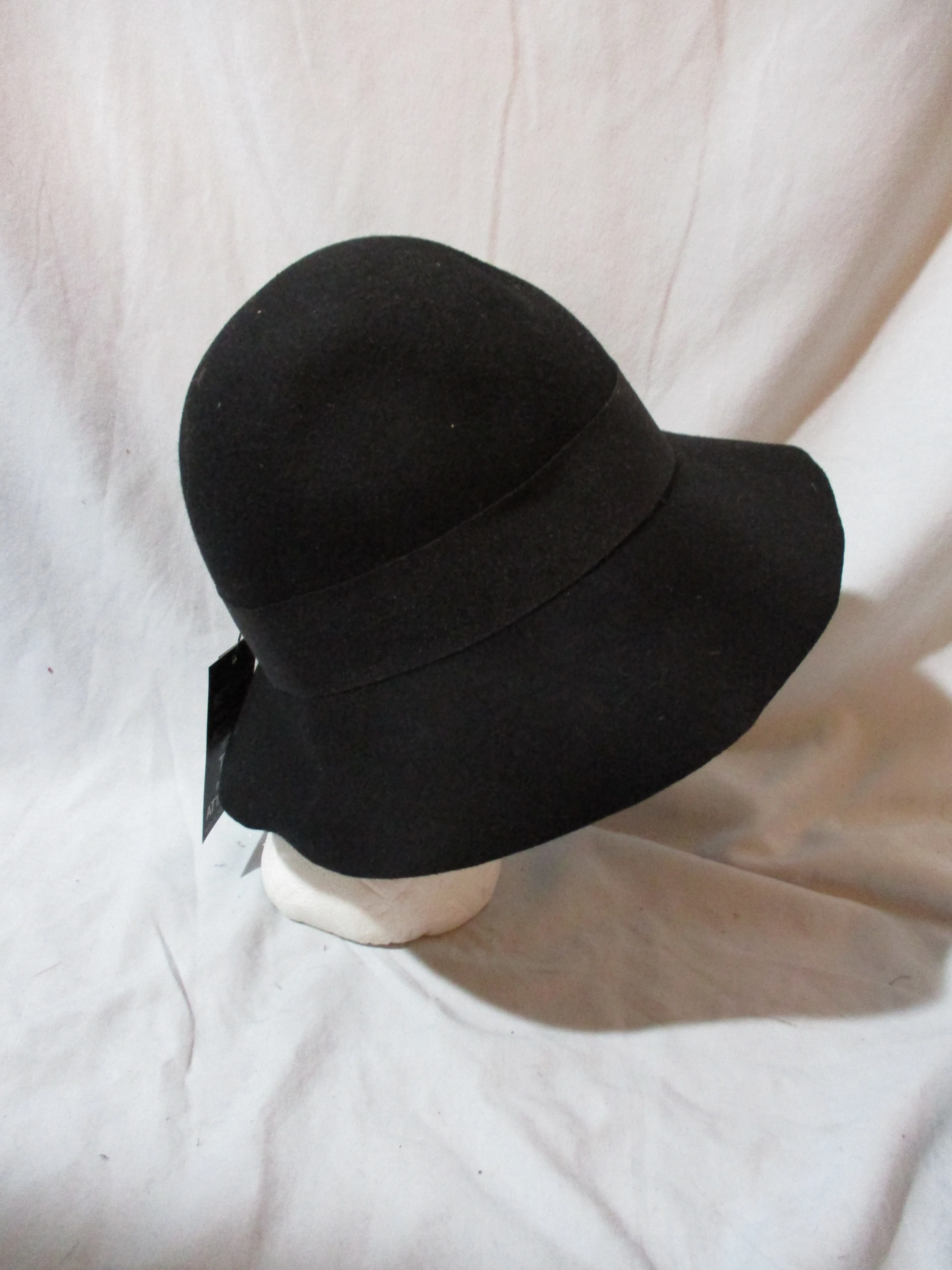 NEW NWT STELLA McCARTNEY BUCKET hat boho BLACK Sz 57