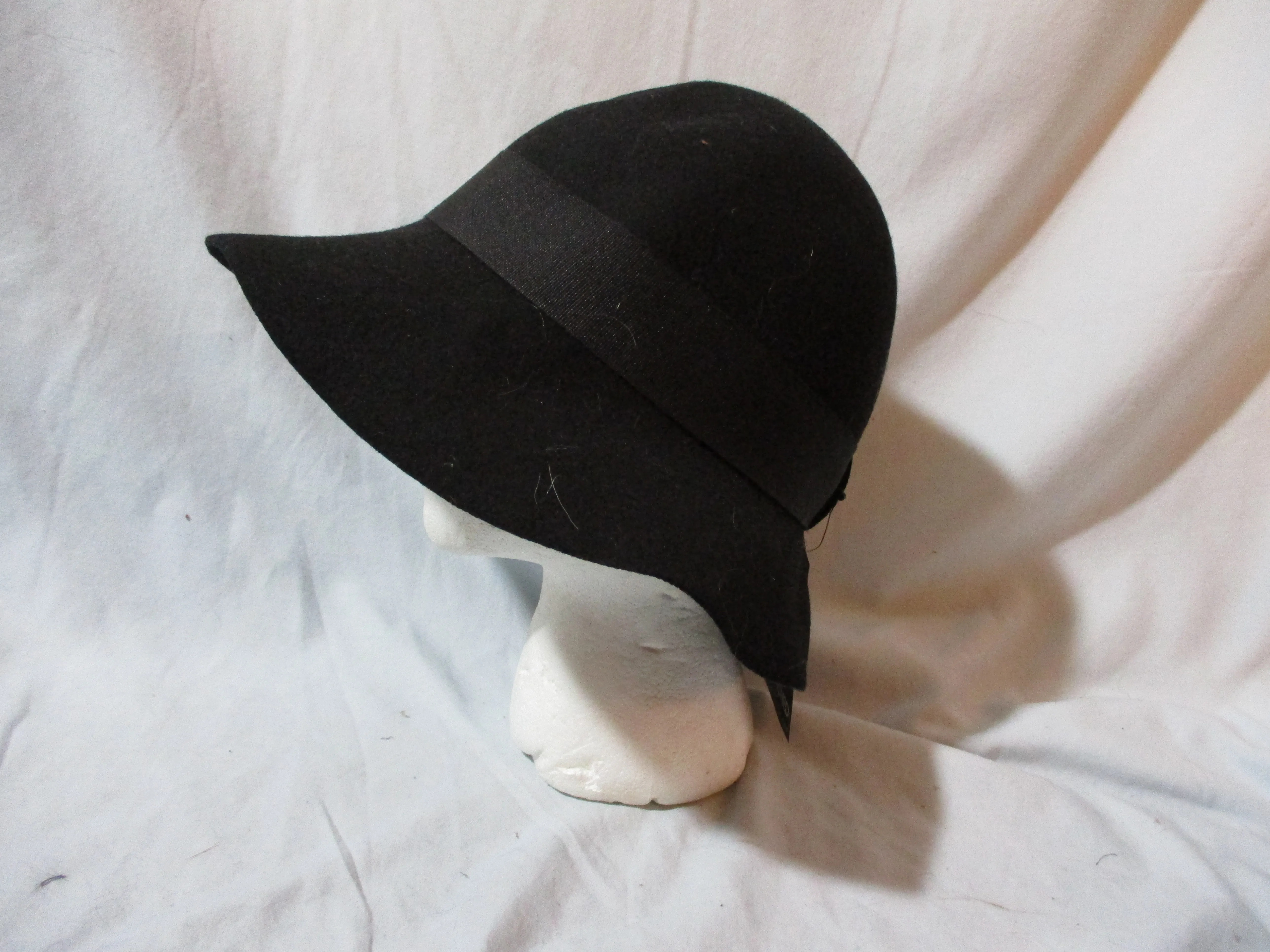 NEW NWT STELLA McCARTNEY BUCKET hat boho BLACK Sz 57