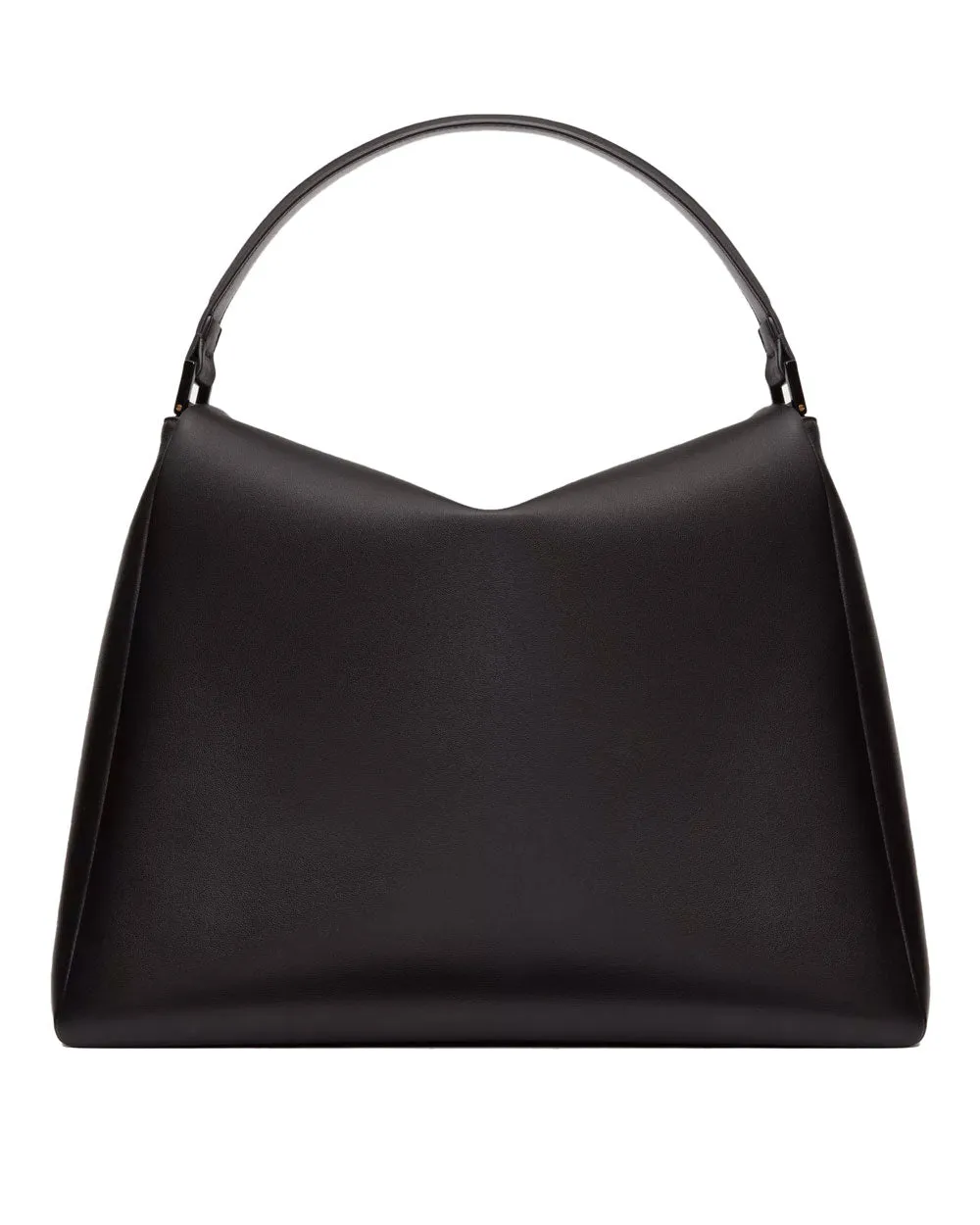 One Stud Maxi Hobo Bag in Black